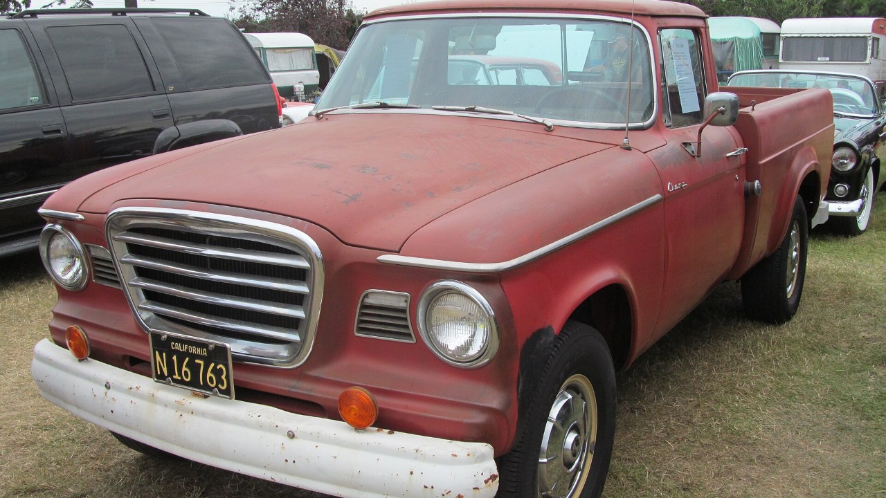 Studebaker’s 1960 Champ pickup used the front half of a Lark sedan as its cab to fit a $900,000 budget