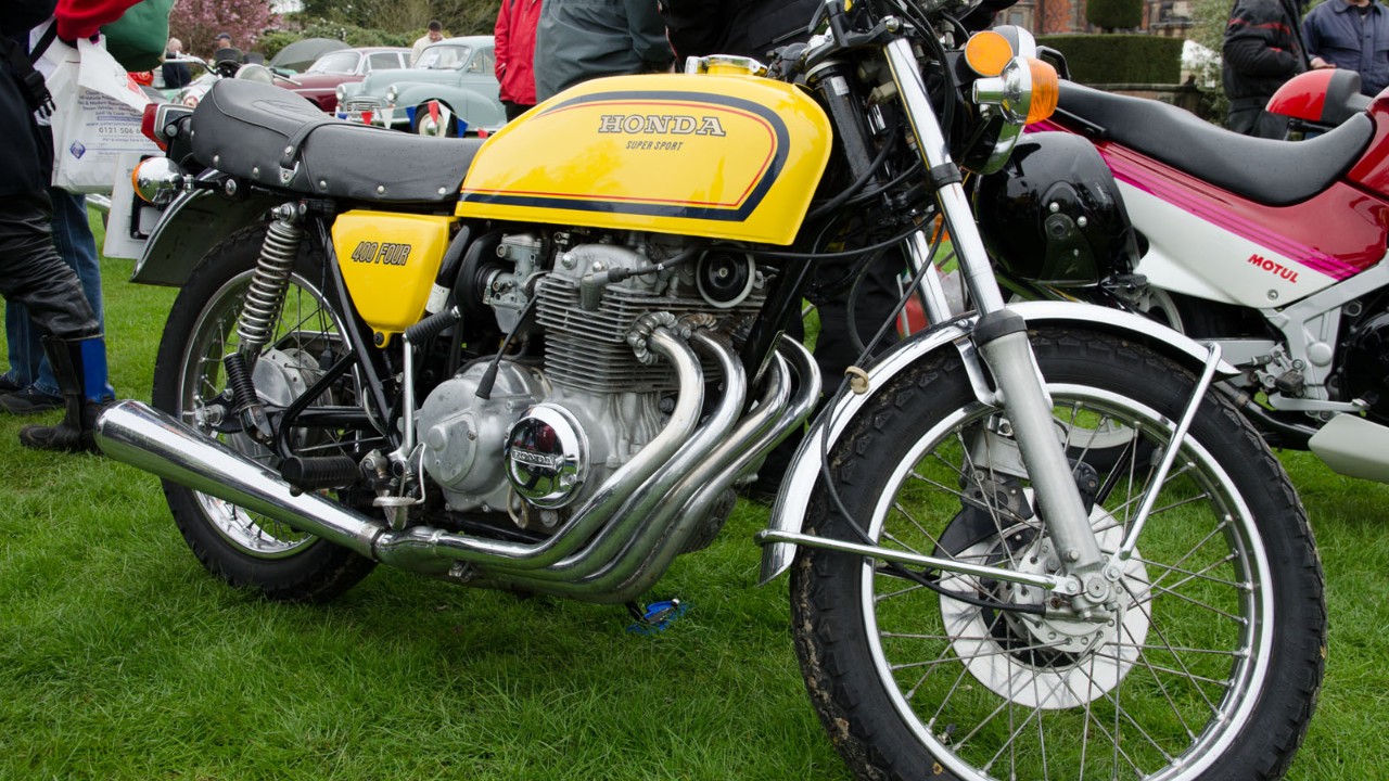 A Honda CB400F Super Sport