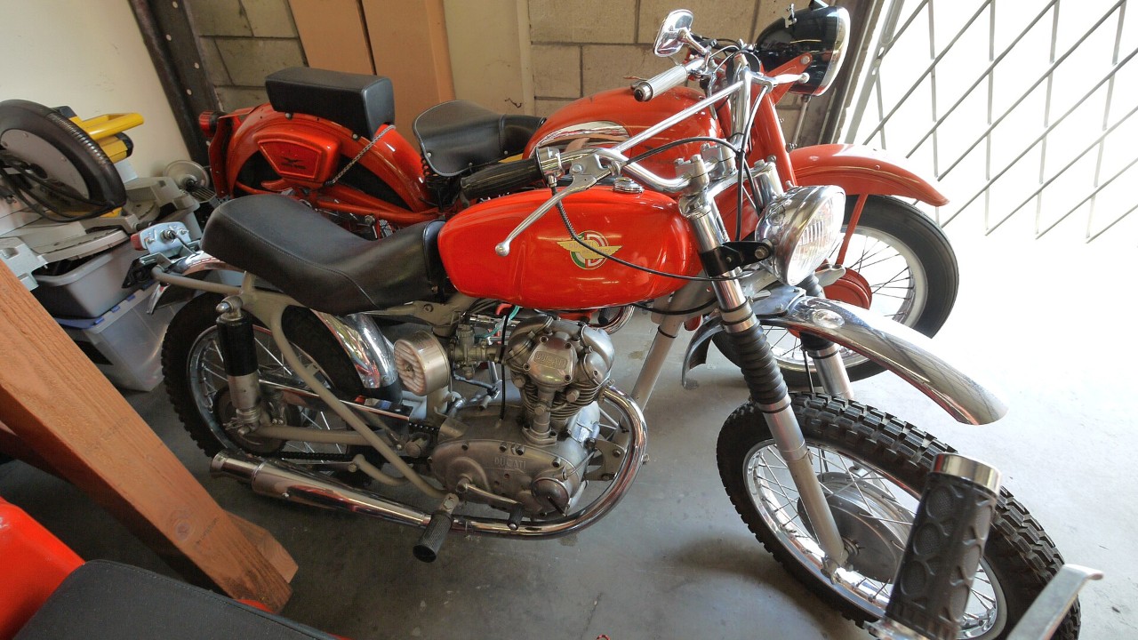 A 1960s Ducati Scrambler 250