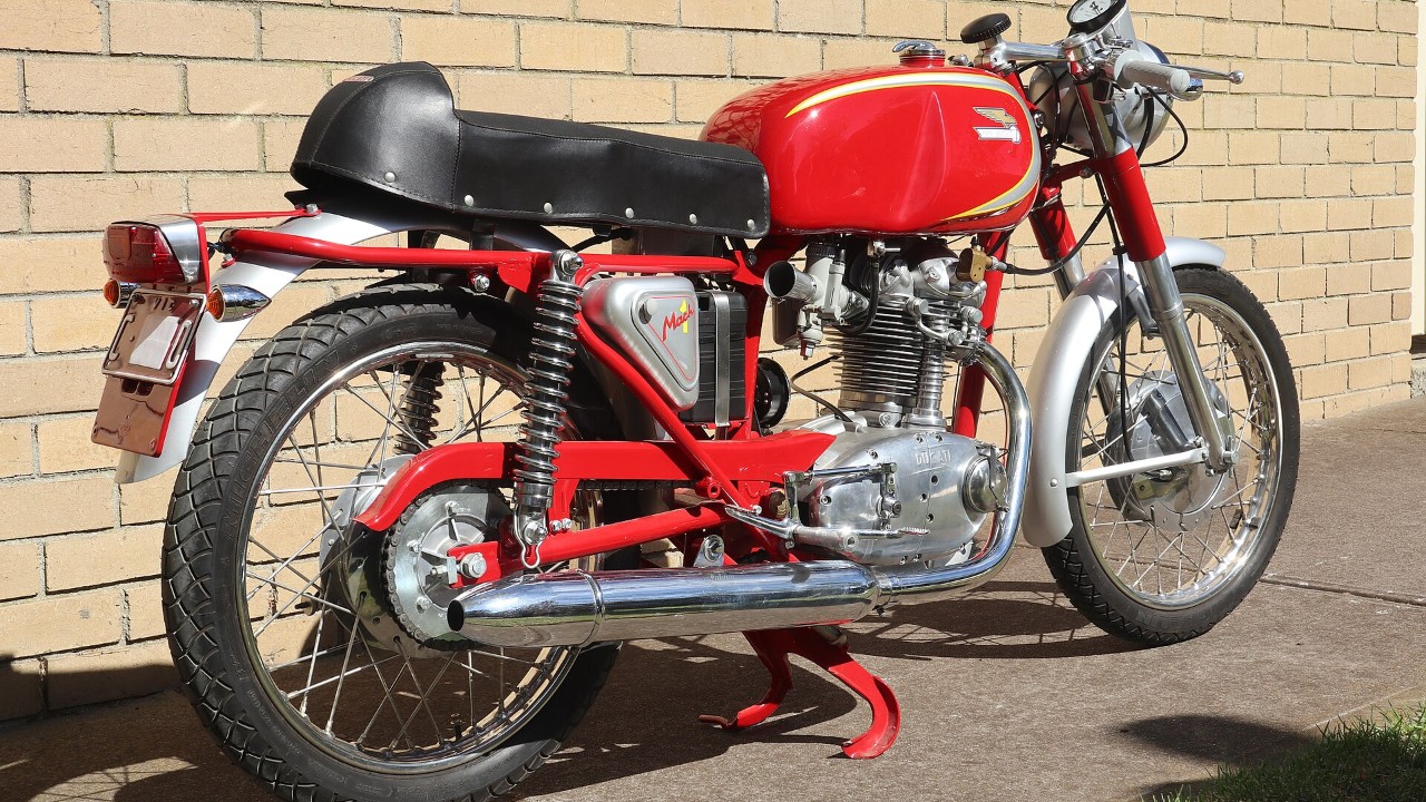 A Ducati 250 Mach 1
