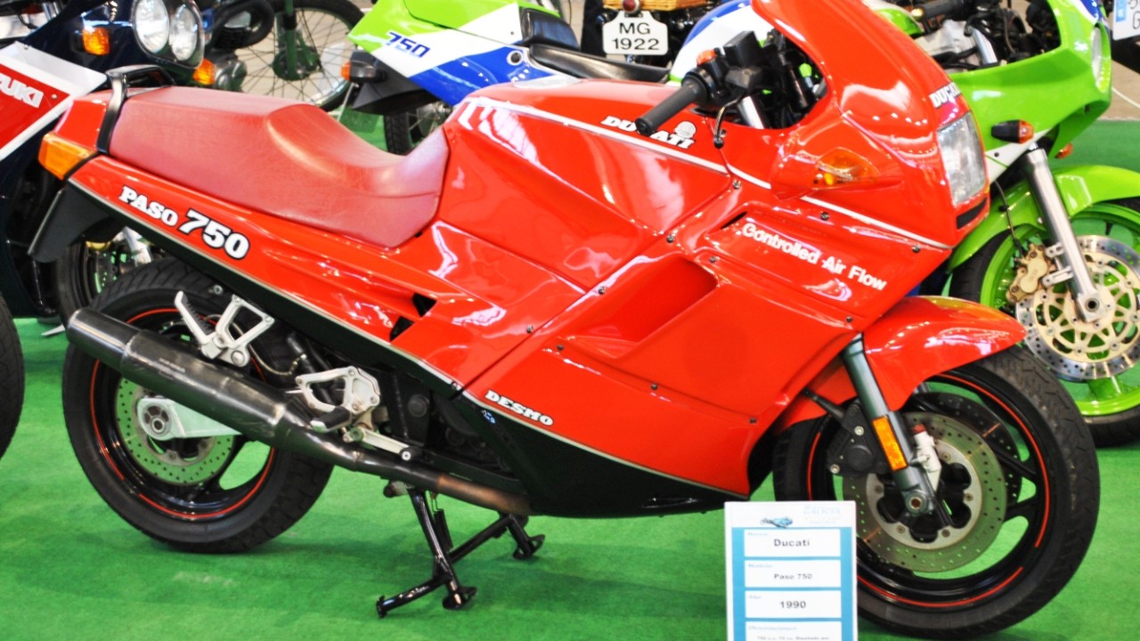 A Ducati Paso 750 sport-tourer