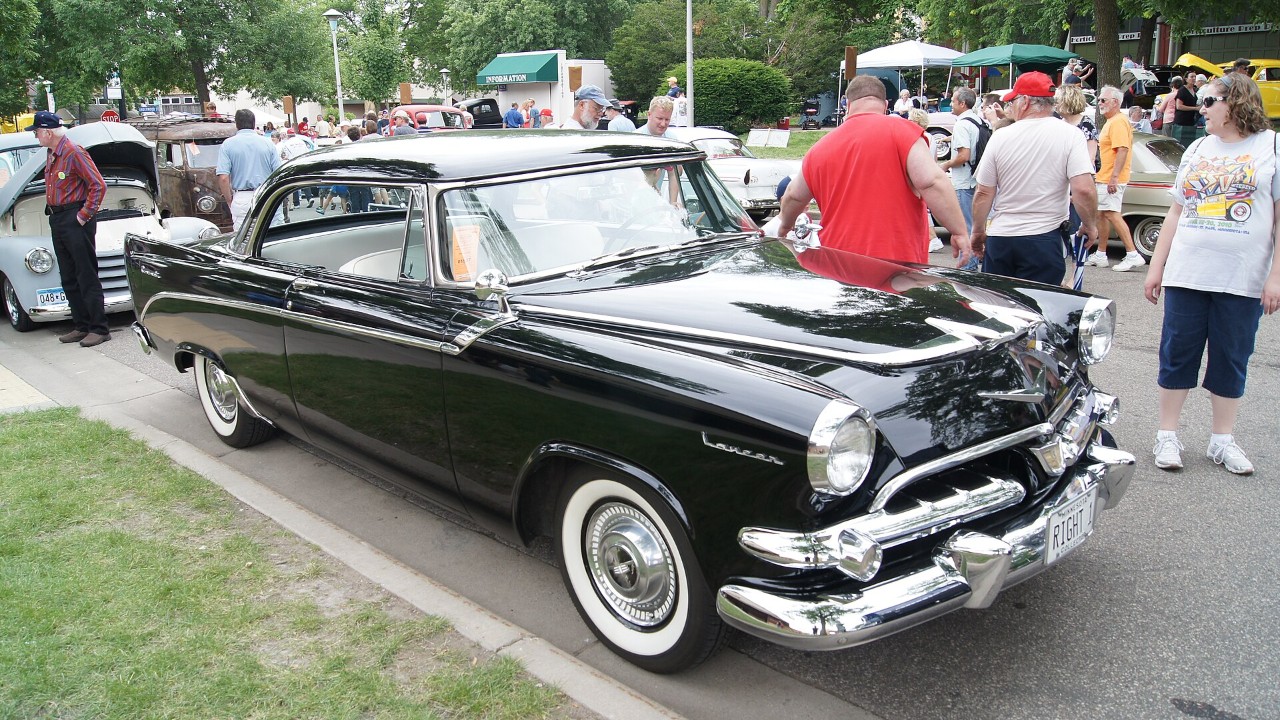 A 1956 Dodge Coronet Lancer hardtop