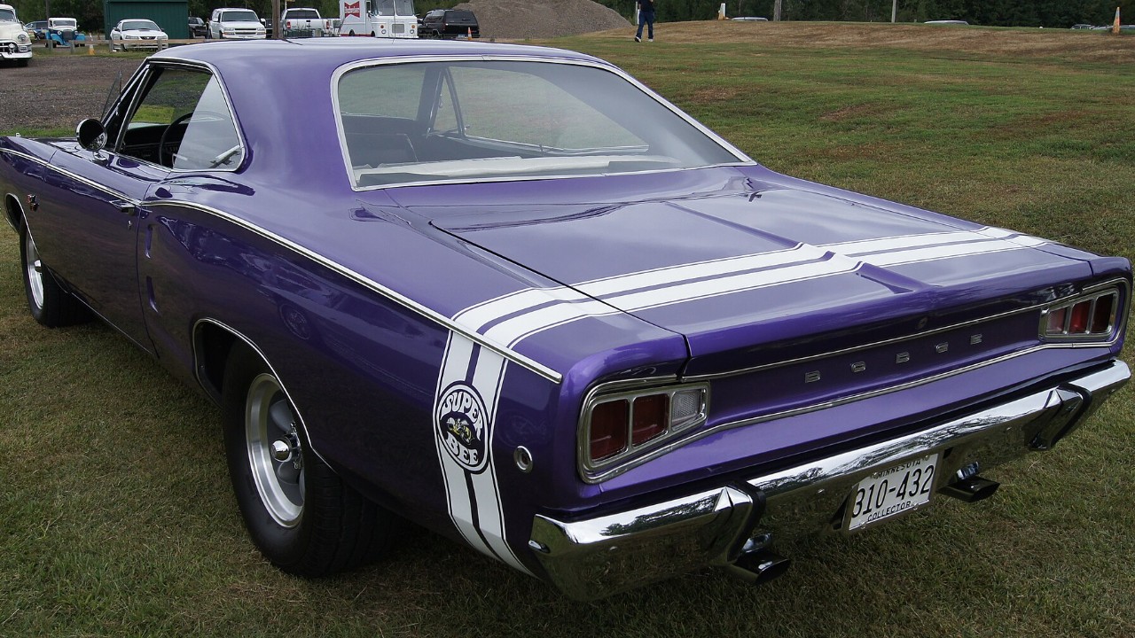 A 1968 Dodge Coronet R/T, which shared its body with the first Super Bee