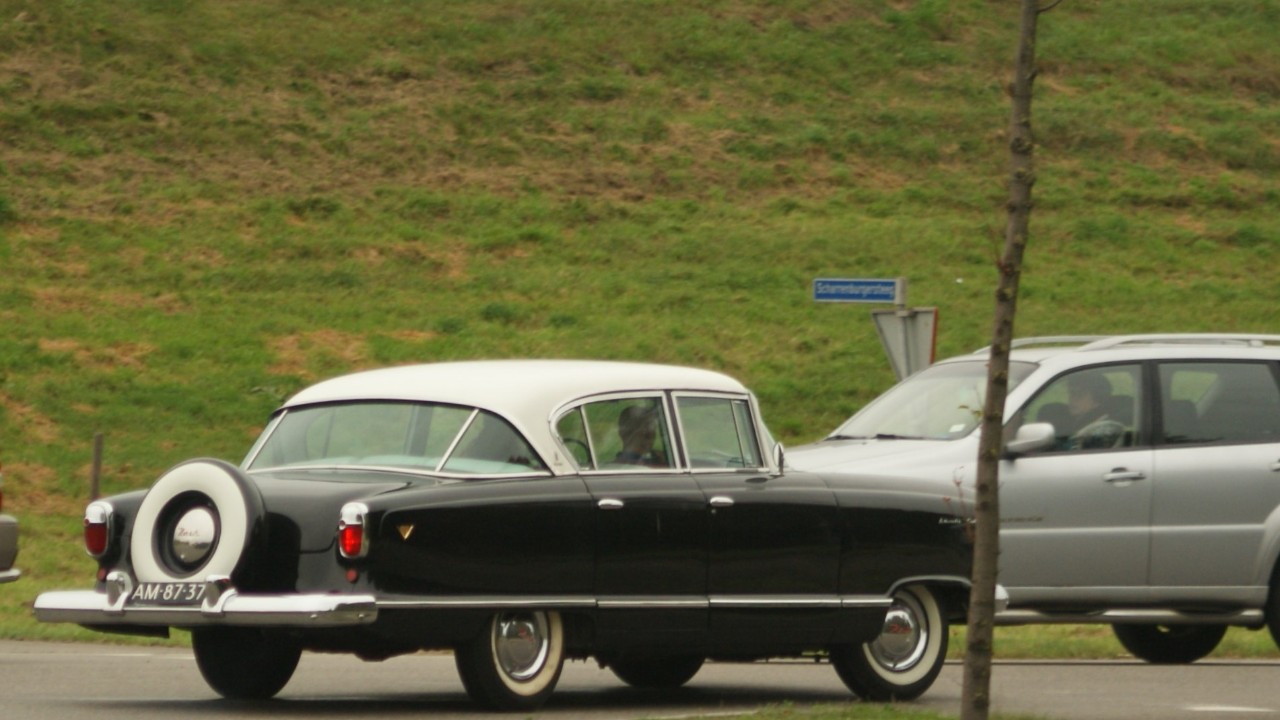 A 1956 Nash Ambassador V8, from the debut year of the 250, the first of the AMC V8 displacements