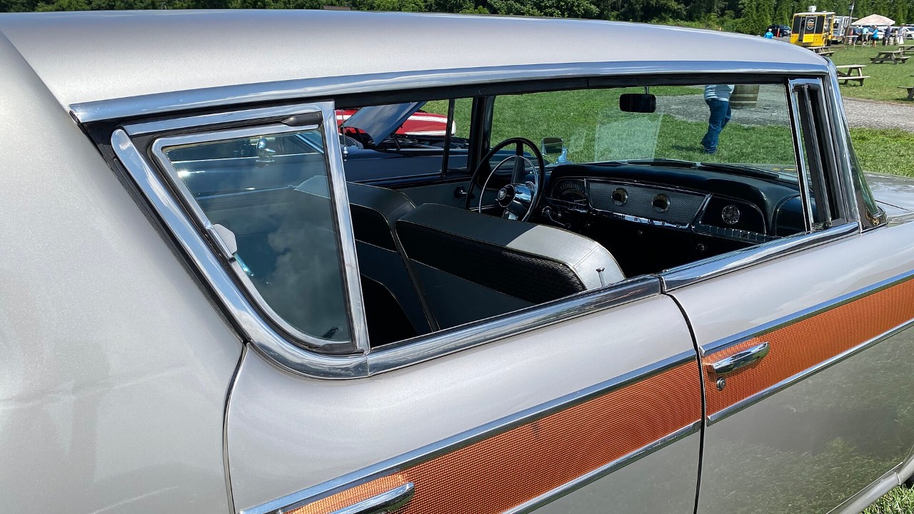 A 1957 Rambler Rebel, the first car with the AMC 327 V8