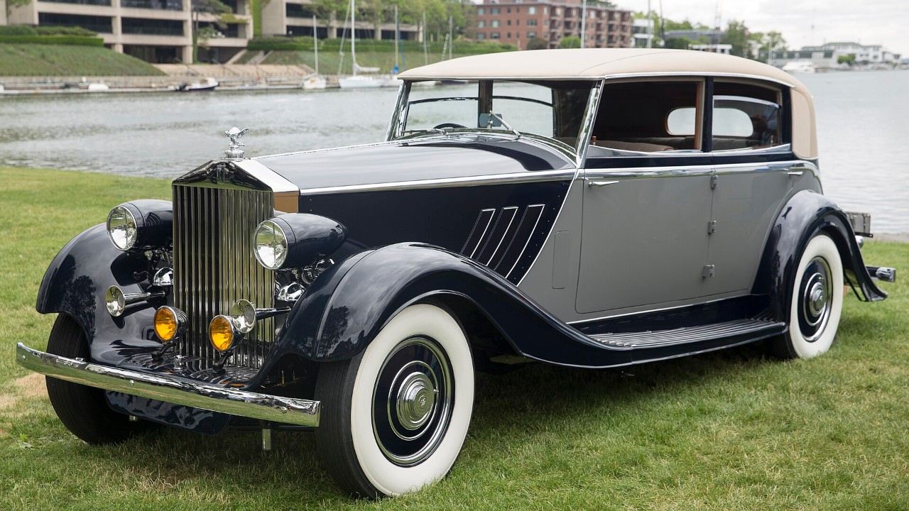 A 1937 Rolls-Royce Phantom III with Brewster coachwork