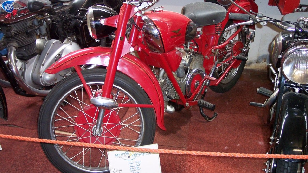 A 1949 Moto Guzzi Airone Sport