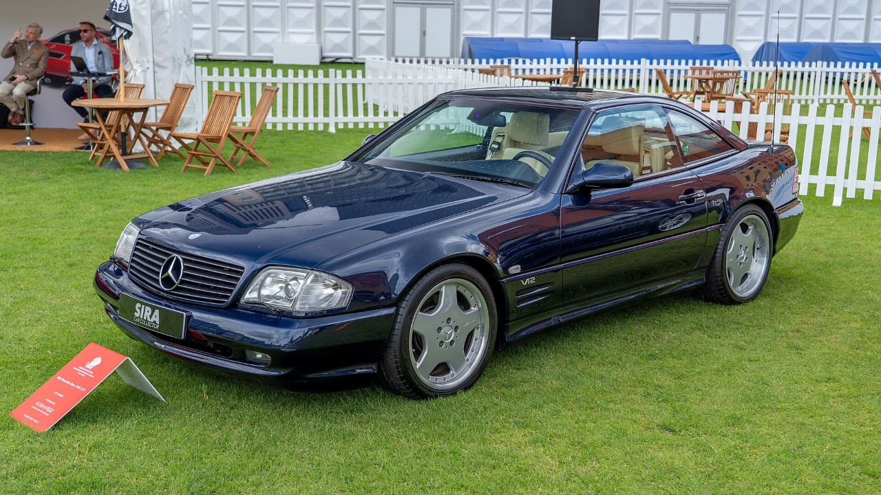 A 2001 Mercedes-Benz SL 73 AMG