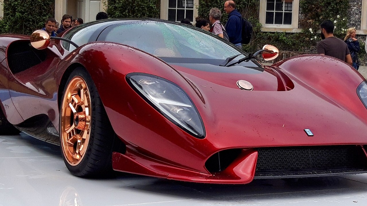 A De Tomaso P72 shown in 2019