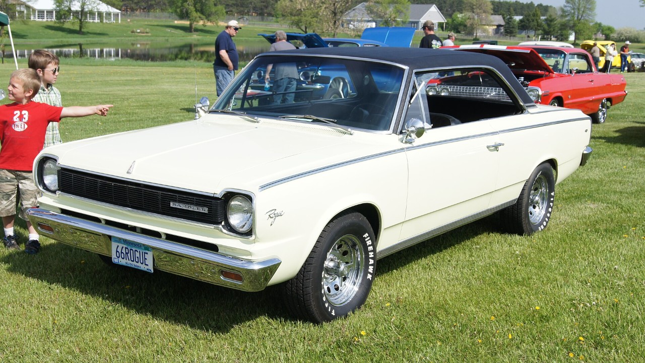 A 1966 Rambler American Rogue, the car that introduced the 290 V8