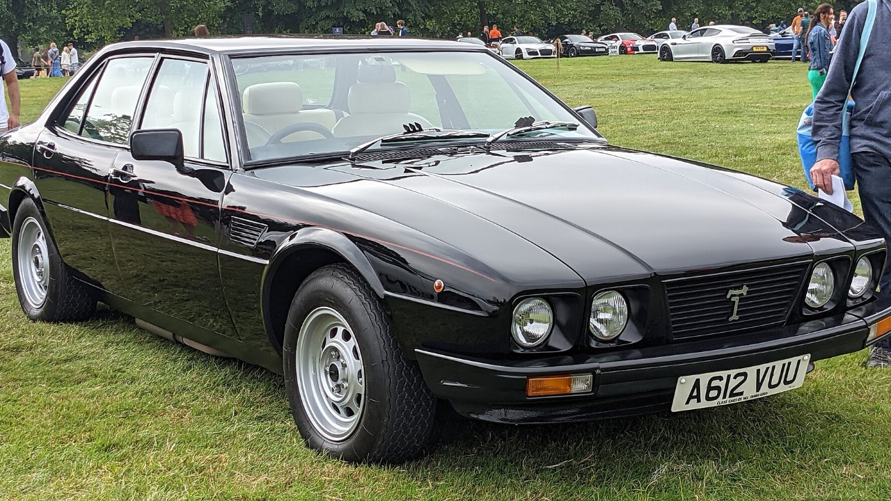 A 1983 De Tomaso Deauville sedan