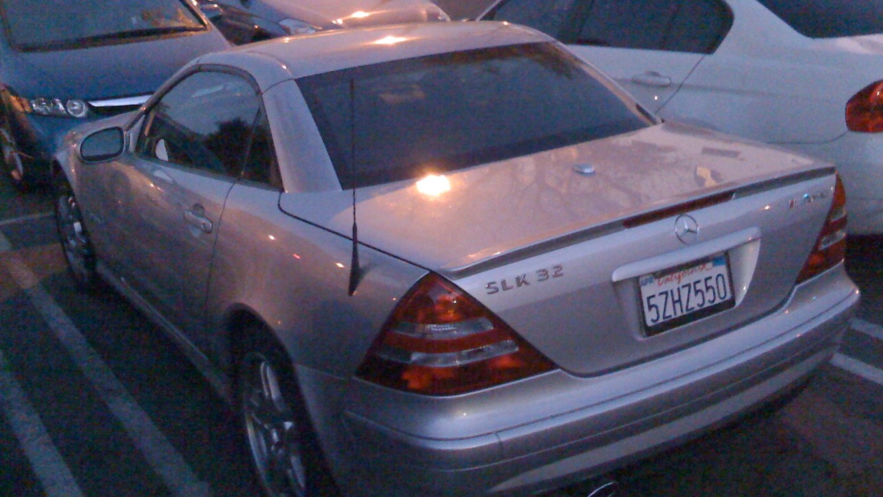 A Mercedes-Benz SLK 32 AMG
