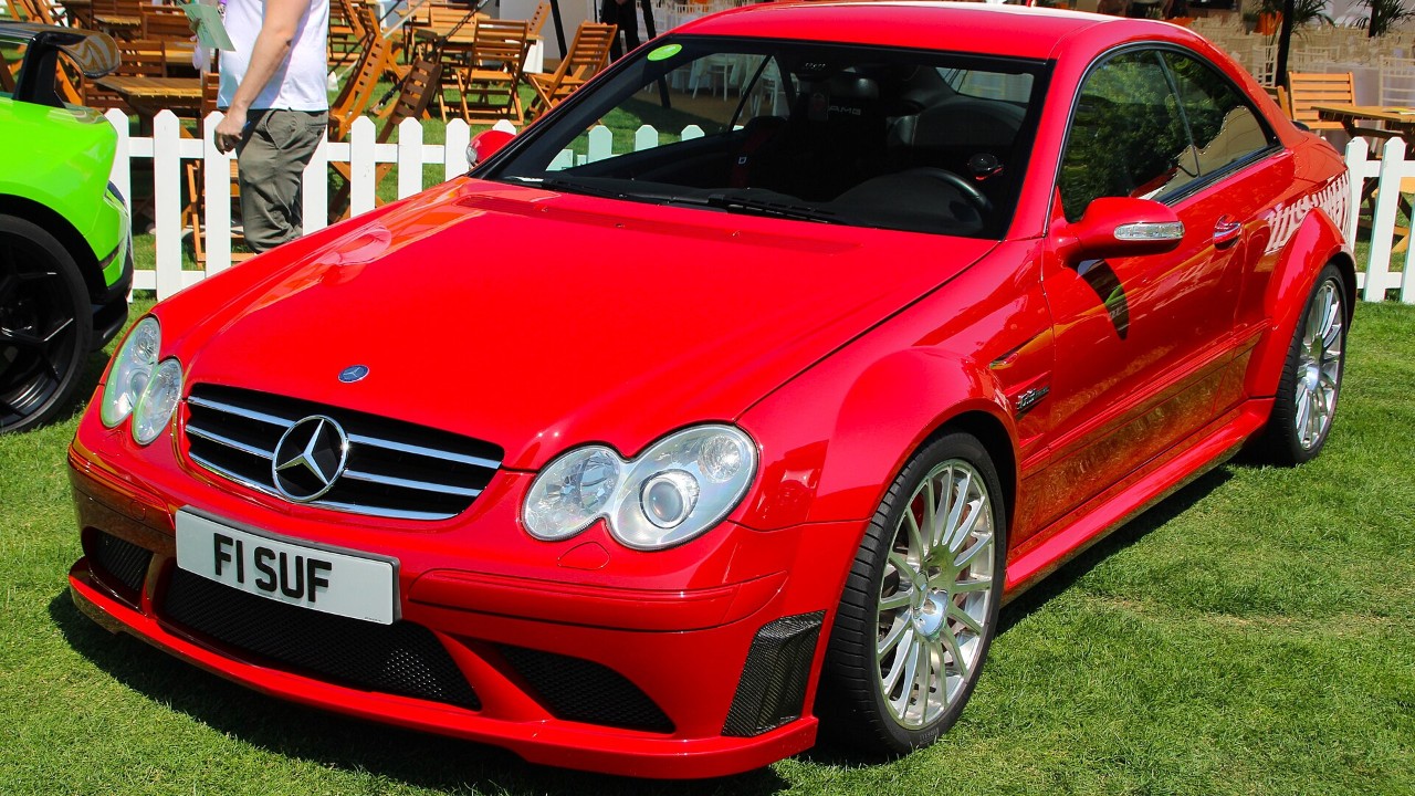 A 2008 Mercedes-Benz CLK 63 AMG Black Series