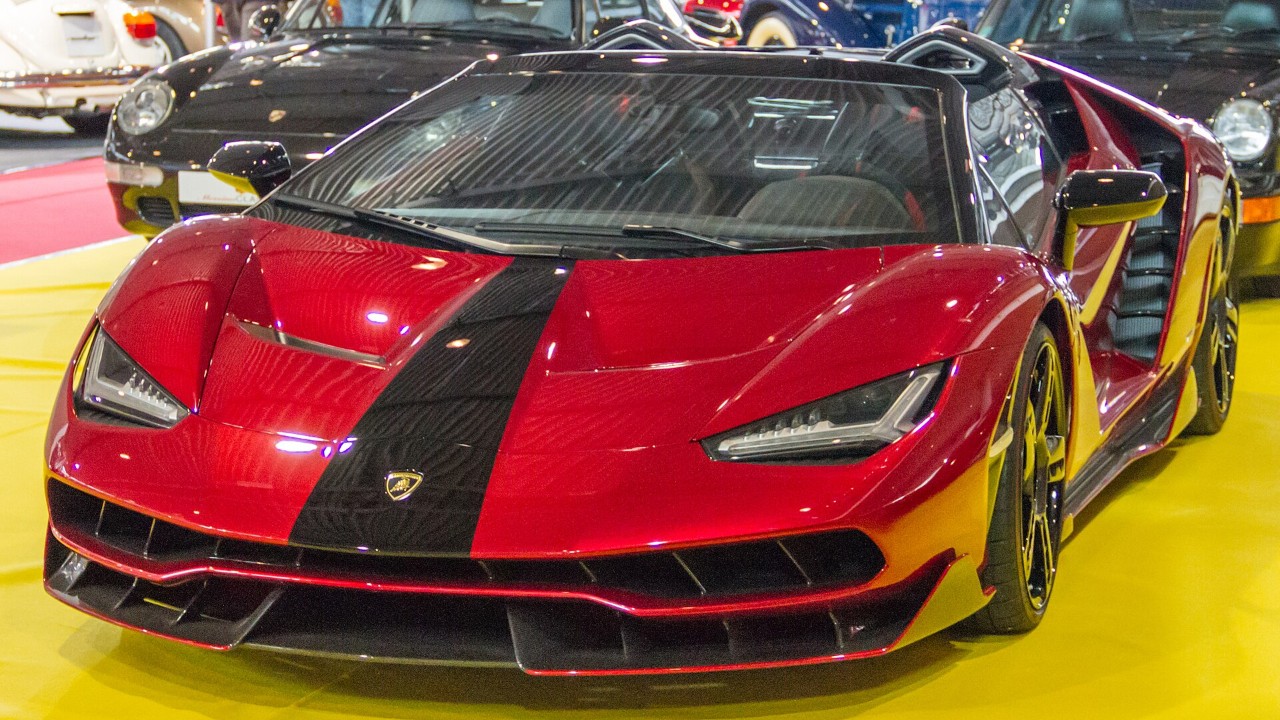 A Lamborghini Centenario Roadster