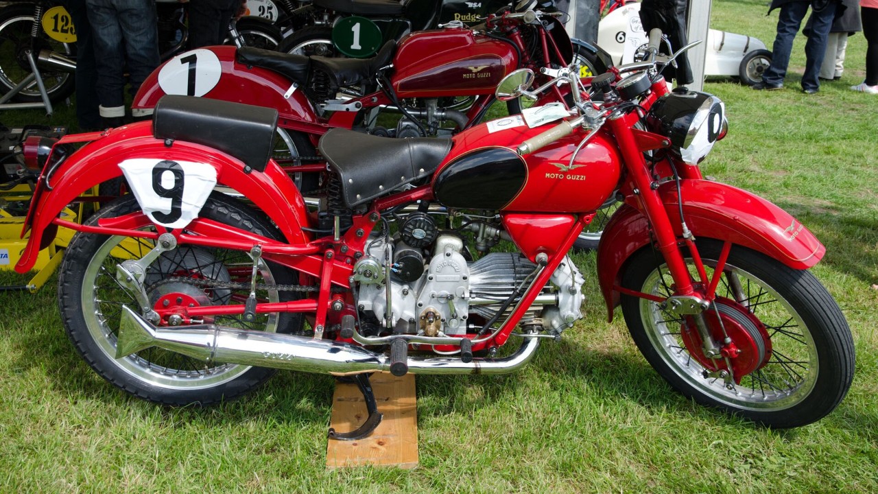 7 Moto Guzzi motorcycles from the 1921 Normale’s horizontal single to the 844cc Le Mans 850