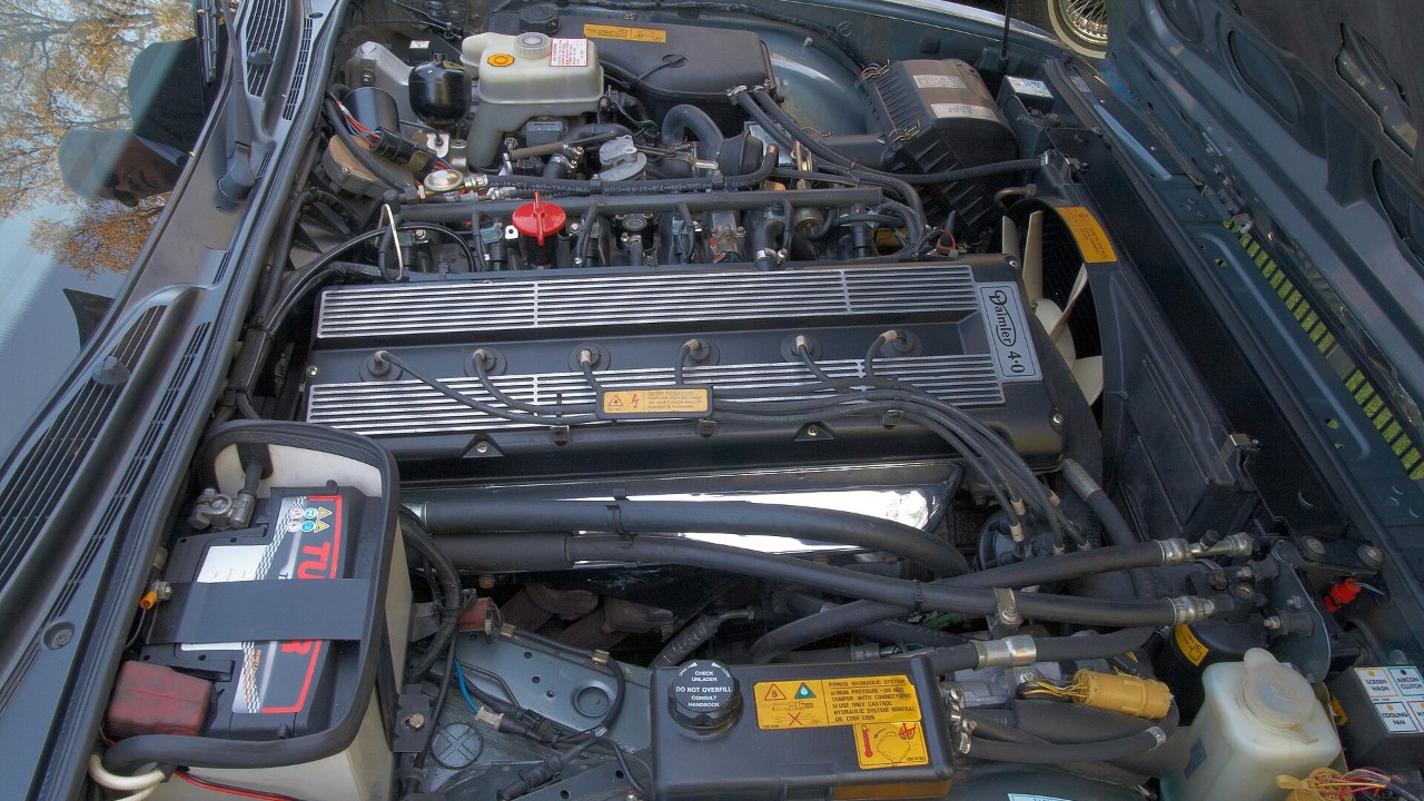 A Jaguar AJ6 engine