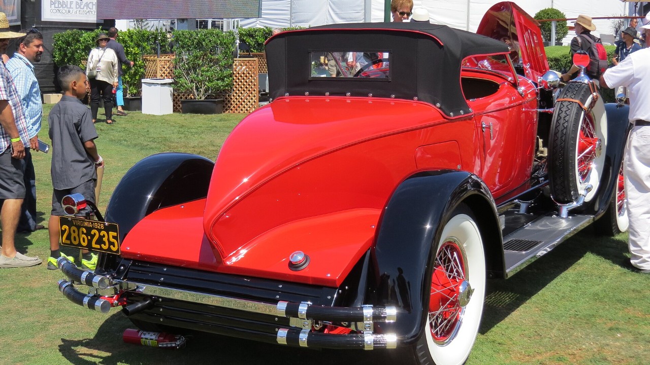 A 1930 Packard 734 Speedster boattail roadster