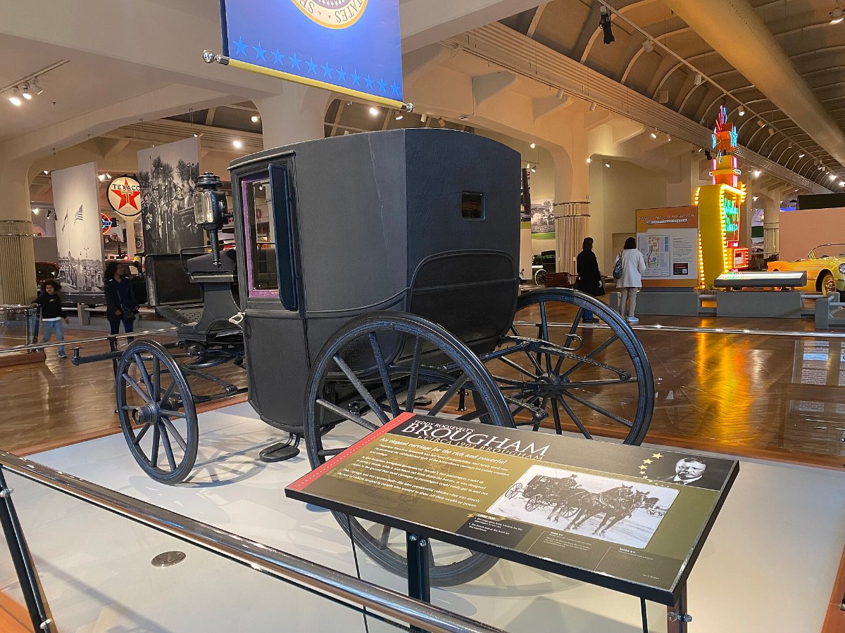 Theodore Roosevelt's 1902 brougham at The Henry Ford