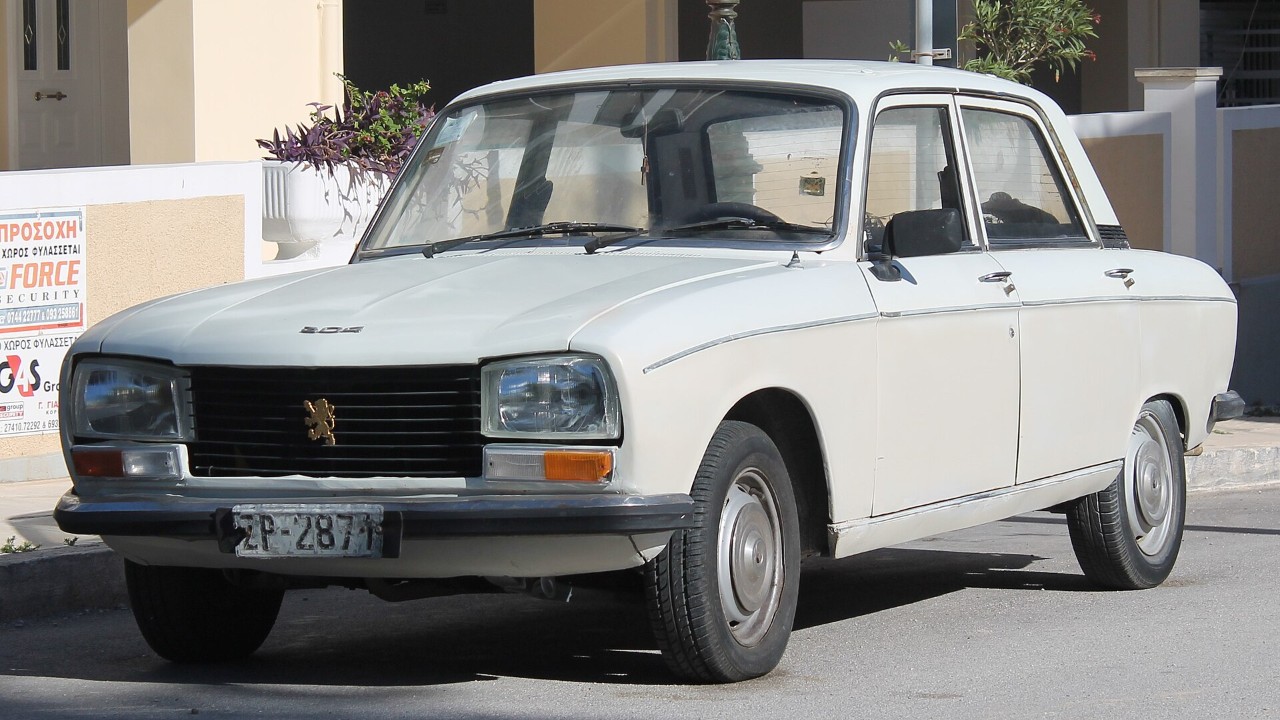 A Peugeot 304 sedan