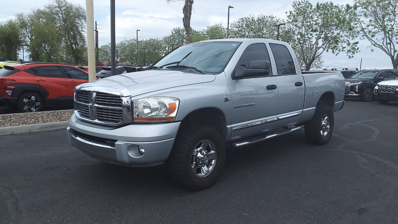 A 2006 Dodge Ram 2500 Laramie, the third-generation truck the 2005 Power Wagon was built on
