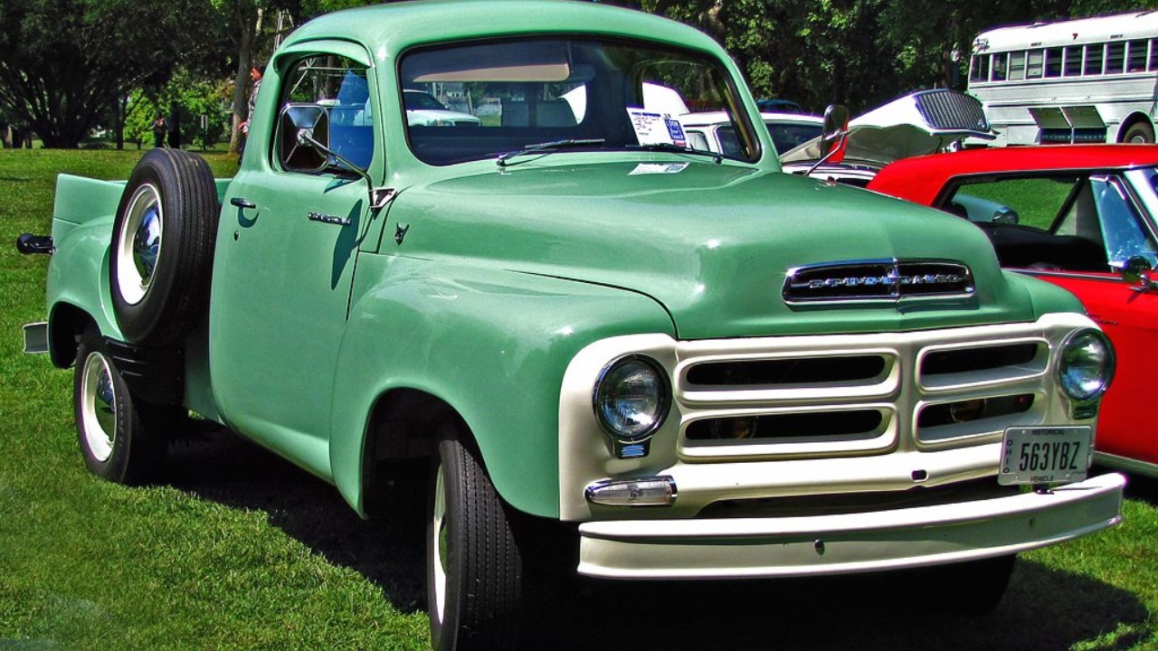A 1956 Studebaker E-series pickup (1956 shown; the item covers the 1955 E-series)