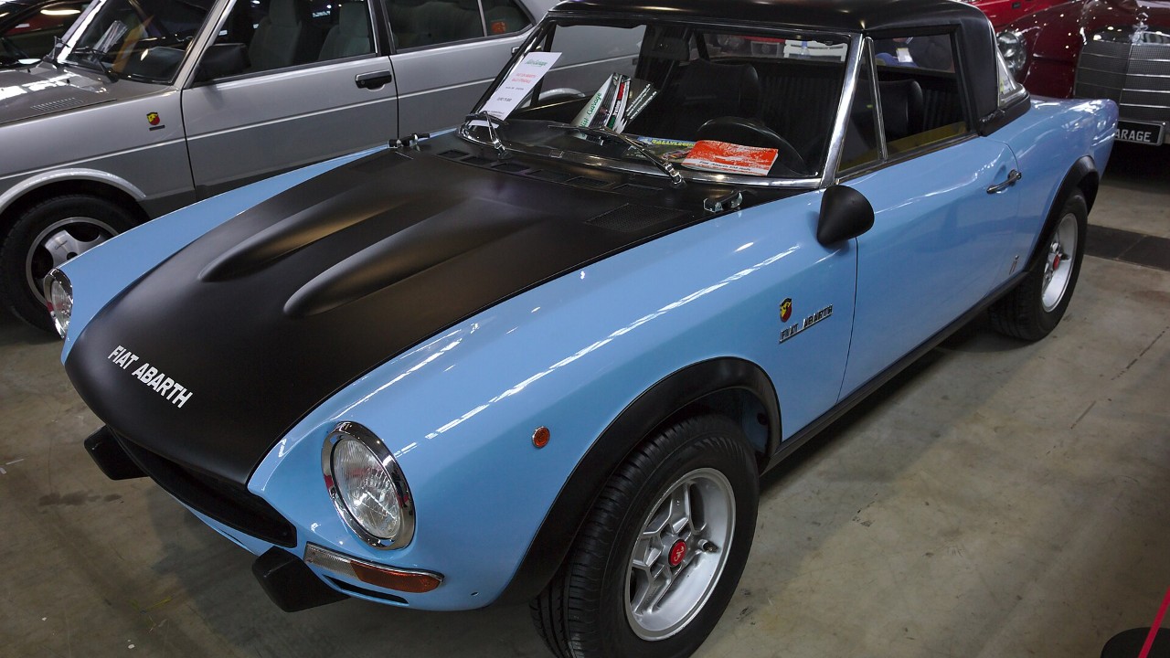 A Fiat 124 Abarth Rally Stradale road car
