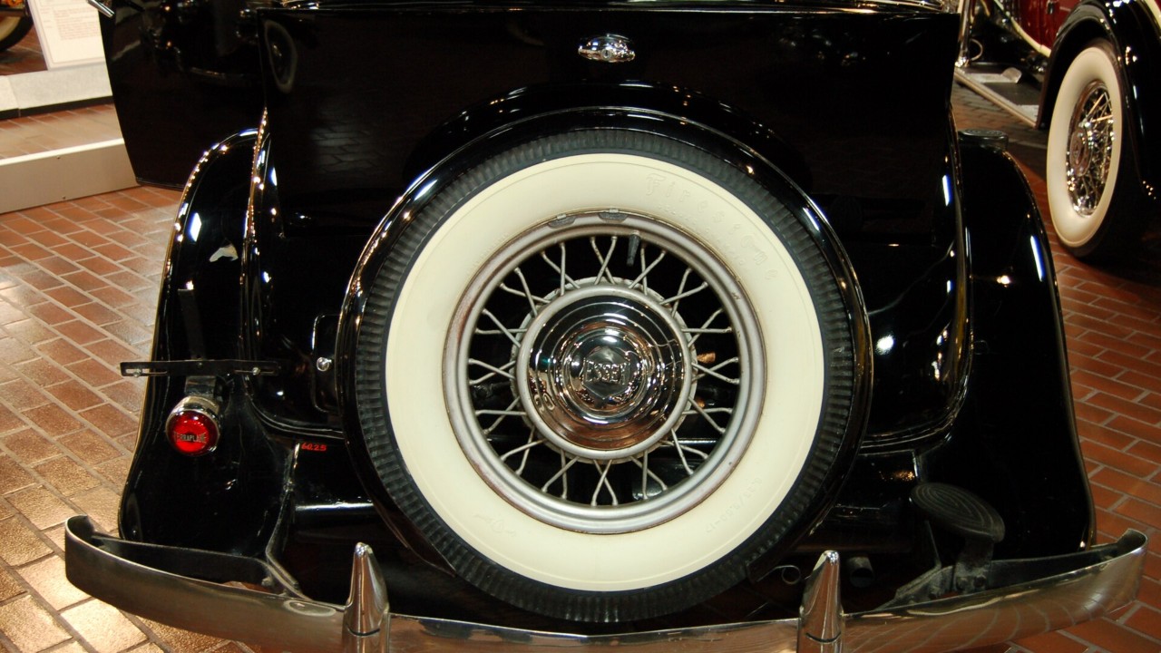A 1932 Essex-Terraplane convertible, the model Hudson launched in the Amelia Earhart Terraplane christening