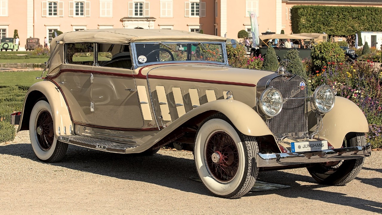 A 1932 Hispano-Suiza H6B cabriolet with Spohn coachwork
