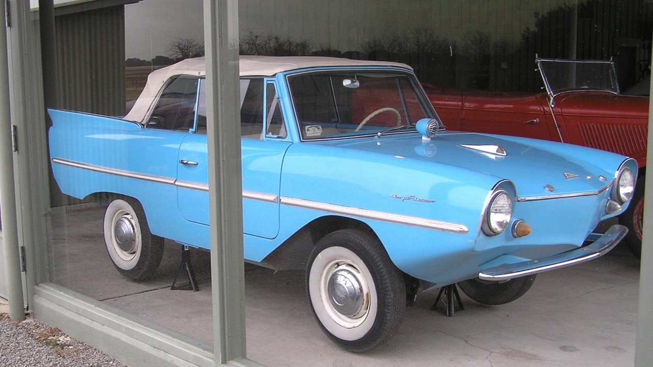 The LBJ Amphicar, in a National Park Service photo