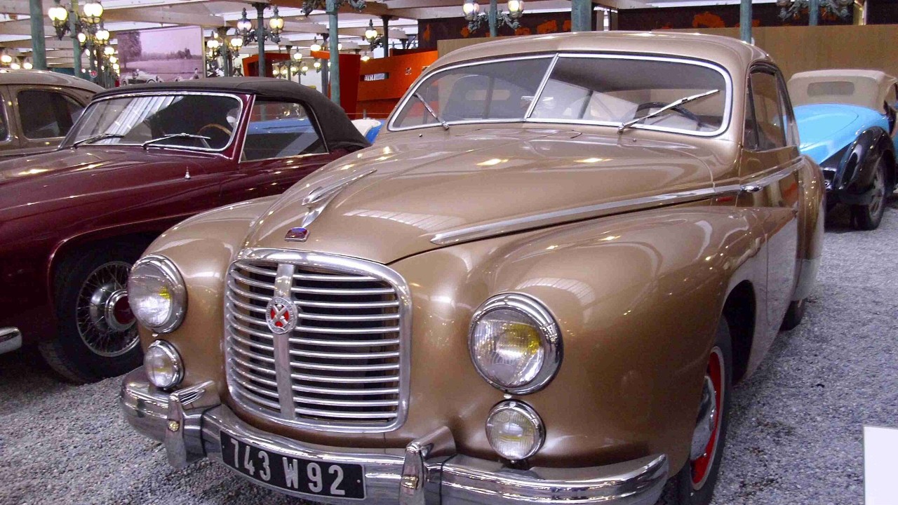 A 1951 Hotchkiss Grégoire front-wheel-drive sedan