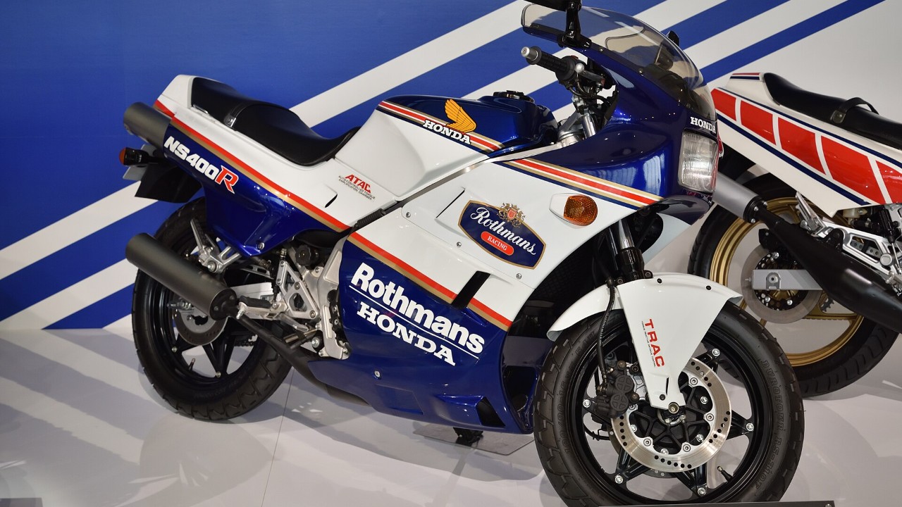 A Honda NS400R V3 sport bike
