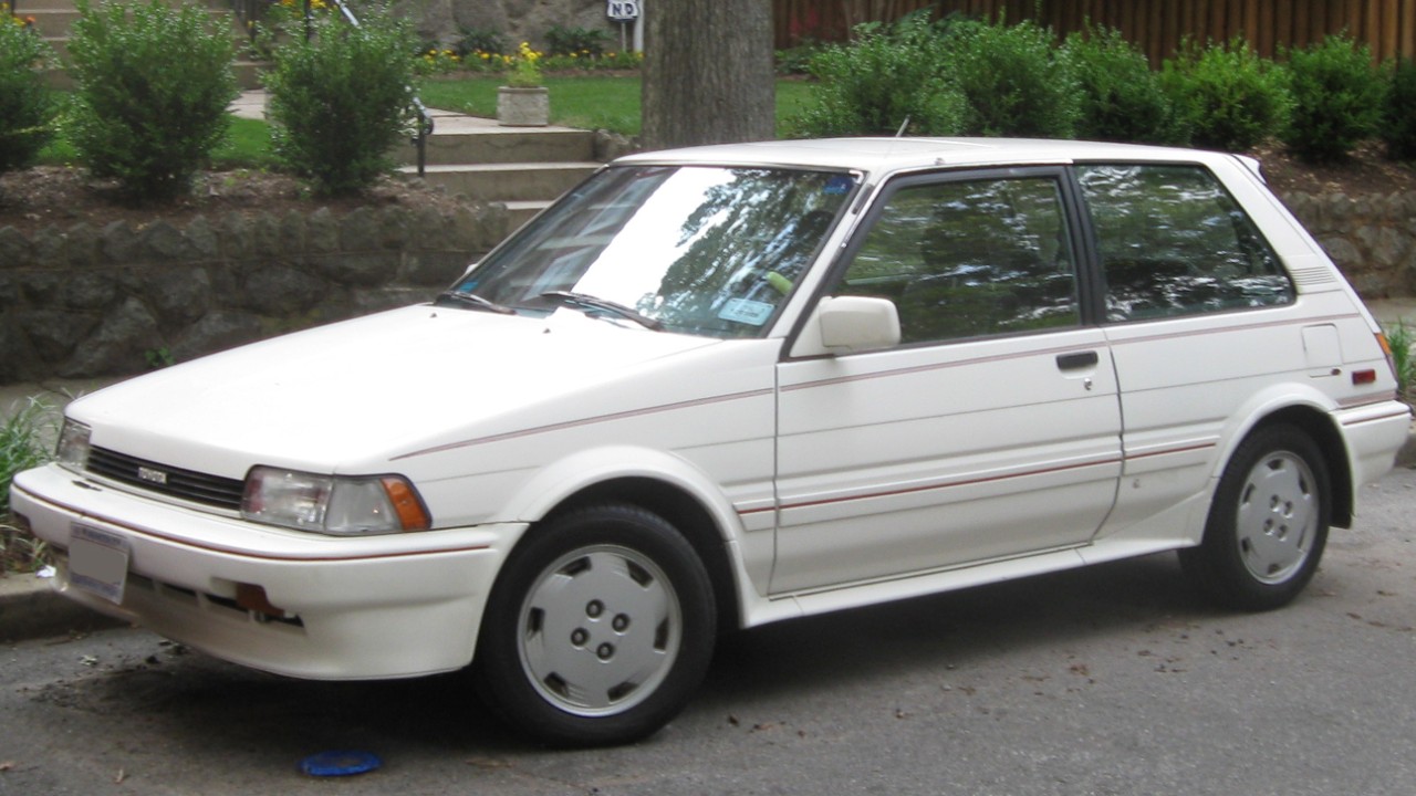 A Toyota Corolla FX16 GT-S