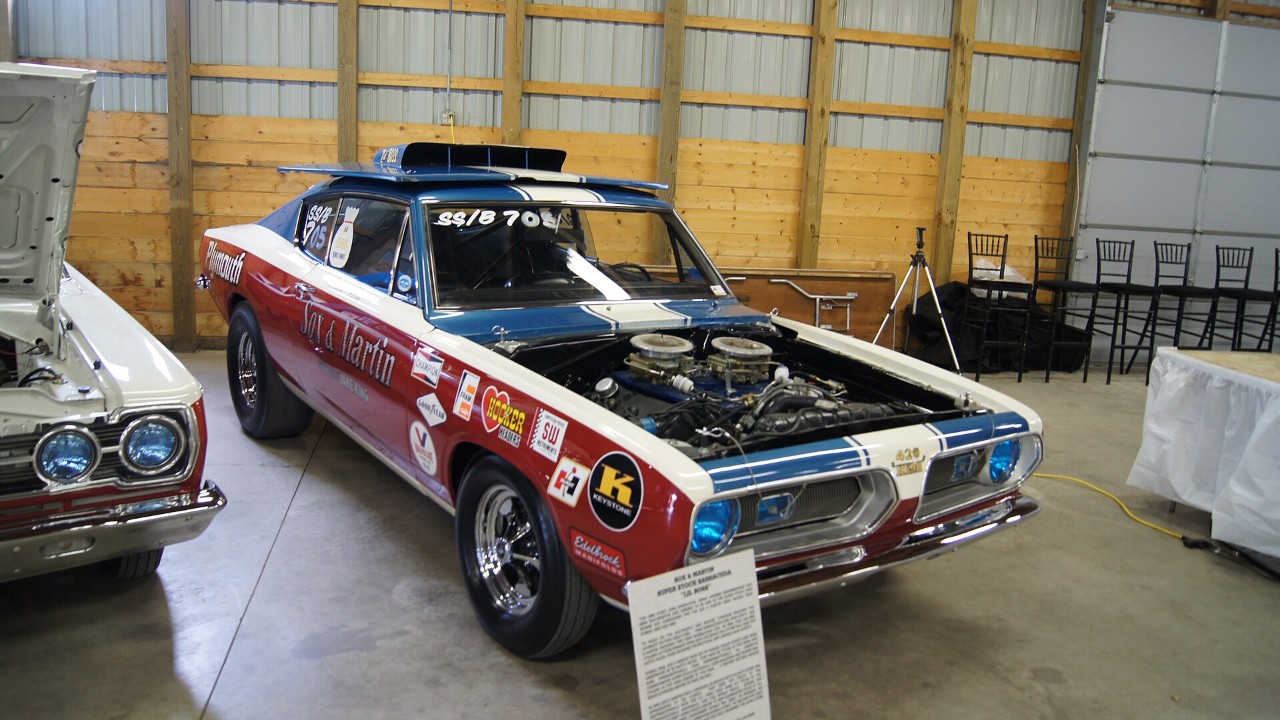 The 1968 Hemi Barracuda Super Stock drag car "Lil Boss"