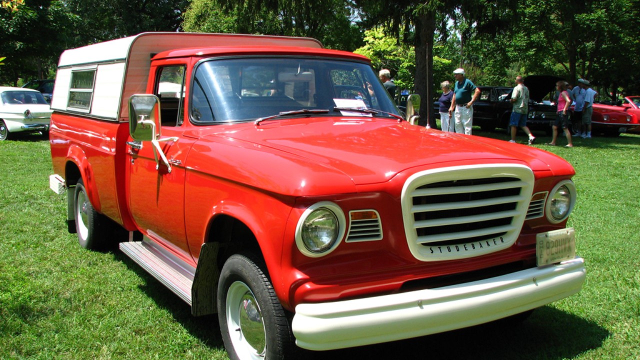 7 Studebaker trucks from the 1937 Coupe Express to the 1964 Champ