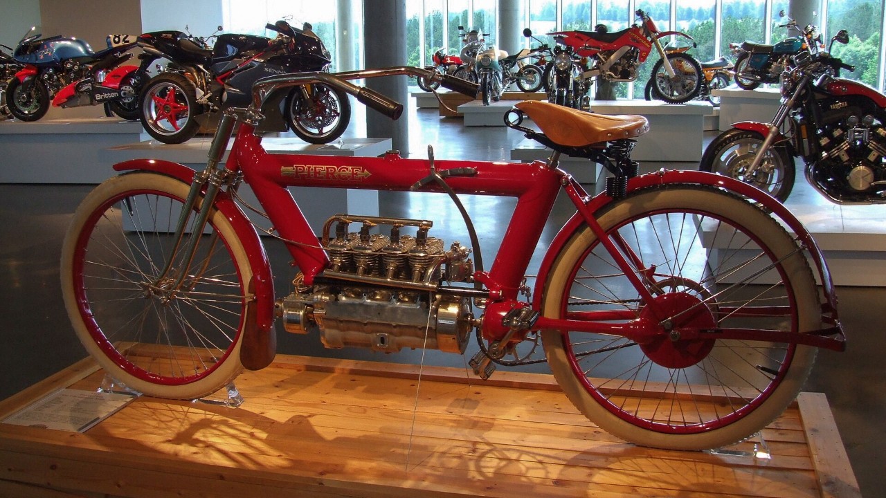 A 1910 Pierce Four at the Barber Vintage Motorsports Museum