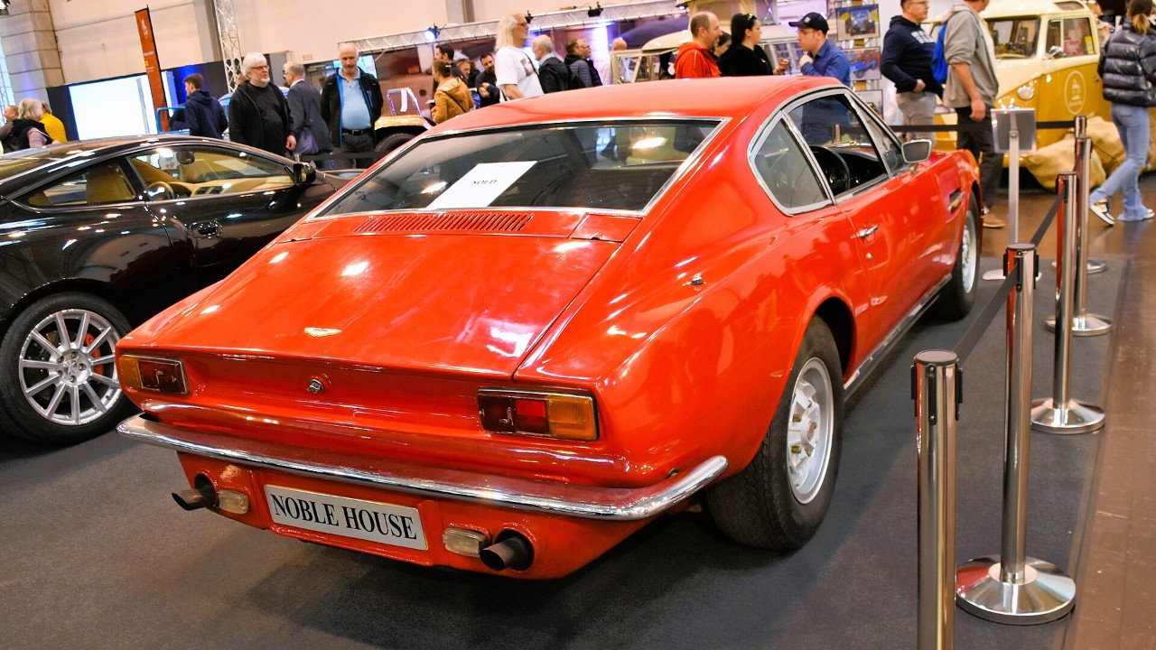 A 1973 Aston Martin V8 Series 2 coupe