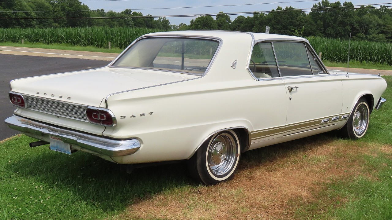 A 1965 Dodge Dart GT, from the first Dodge Dart V8 years