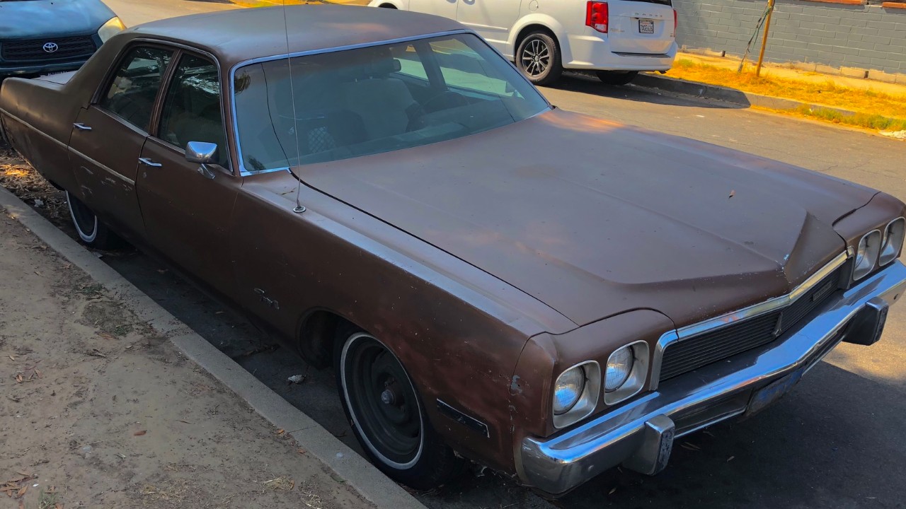 A 1973 Plymouth Fury sedan