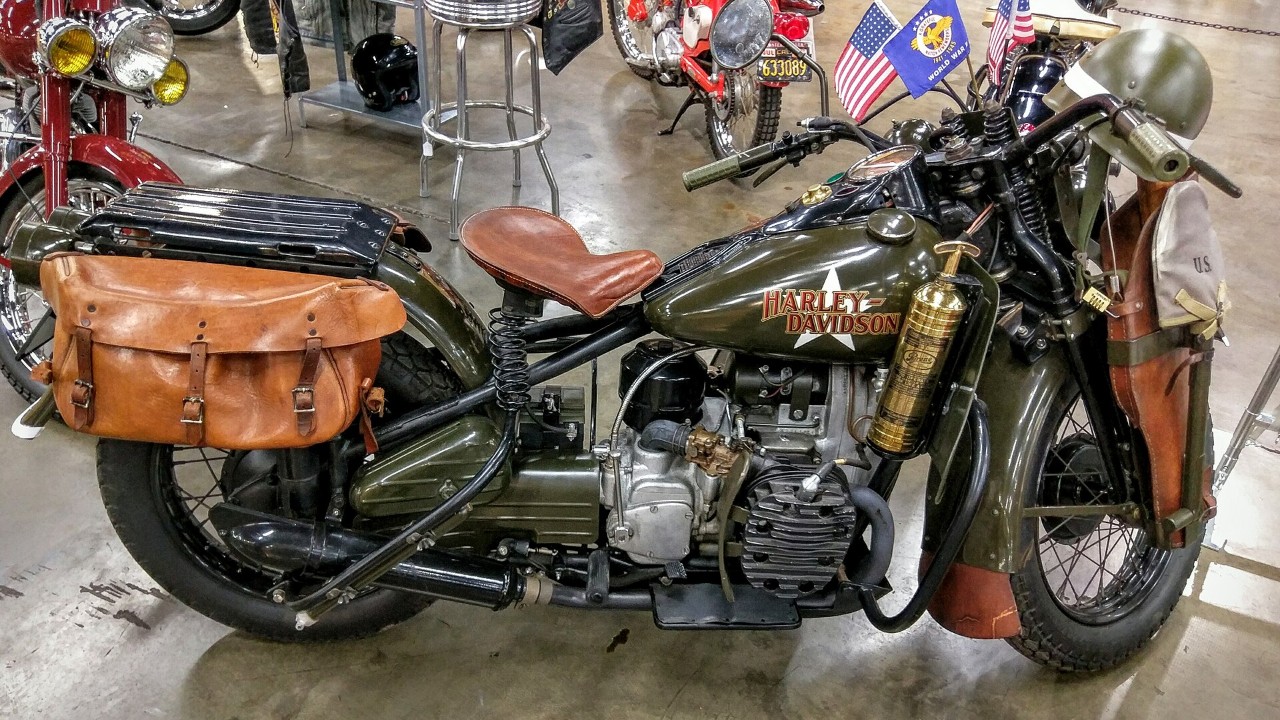 A 1942 Harley-Davidson XA with shaft drive