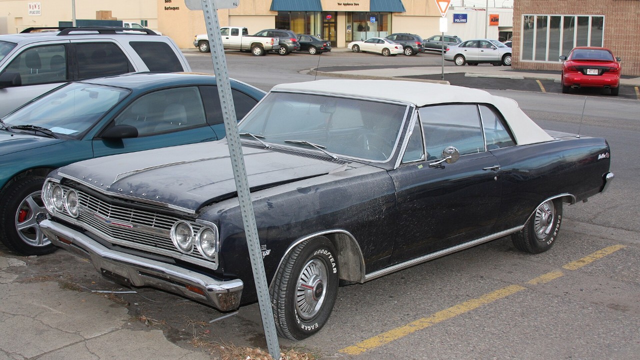 A 1965 Chevrolet Malibu SS hardtop, the body style the Z16 used