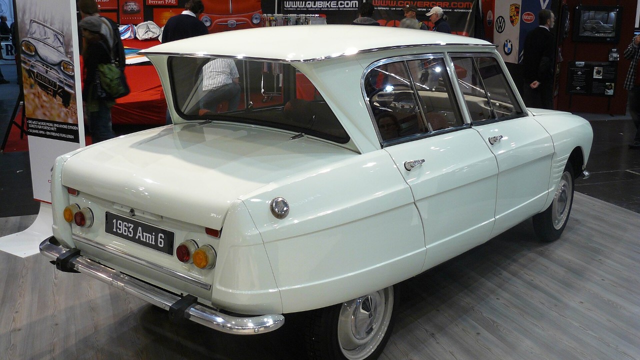 A 1963 Citroën Ami 6 (European specification shown)