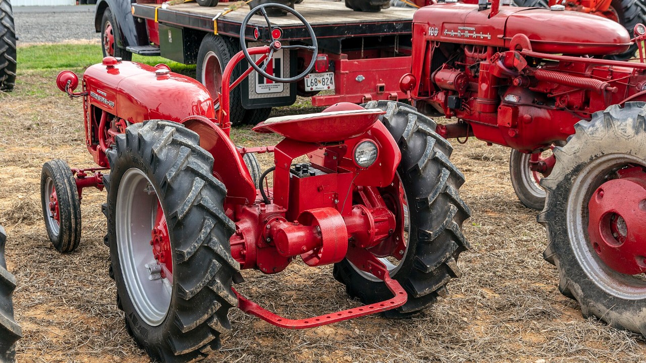 A Farmall Cub tractor