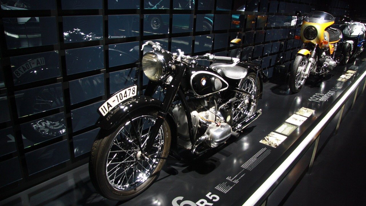 A BMW R 5 in the BMW Museum