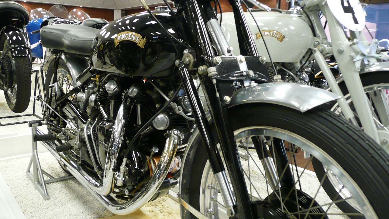 A Vincent Series C Black Lightning racer