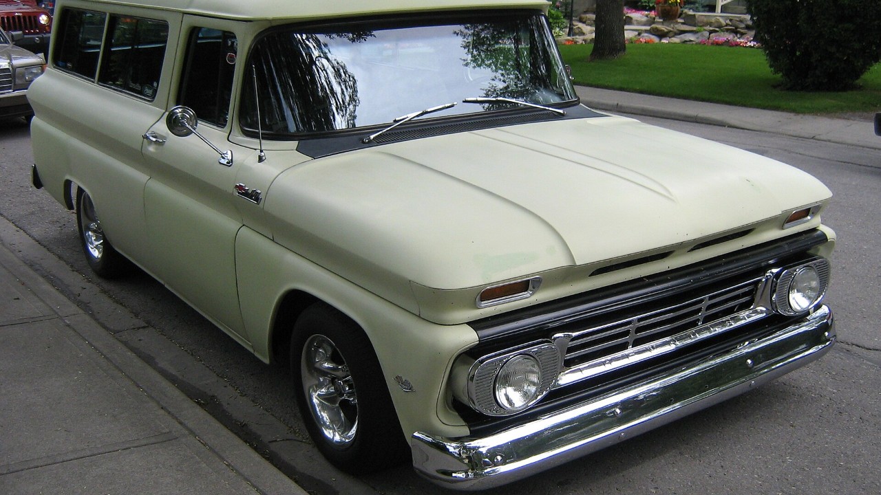 A 1962 Chevrolet Suburban from the fifth generation