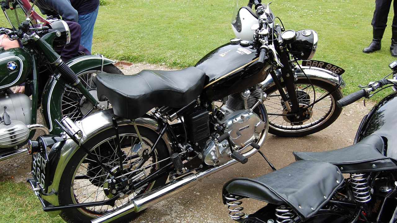 A Vincent Comet 500cc single