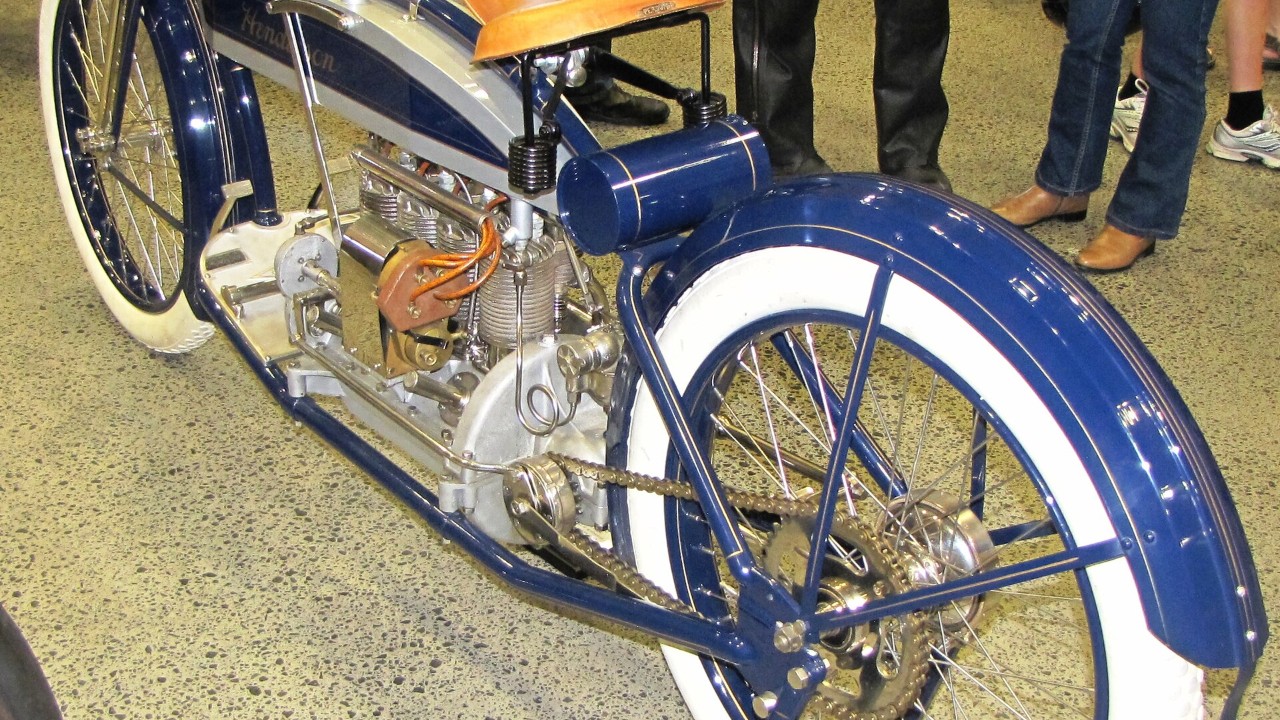 A 1913 Henderson Four, an early Henderson Four