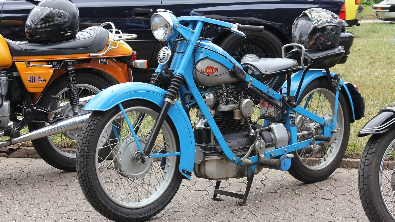 A 1950 Nimbus motorcycle