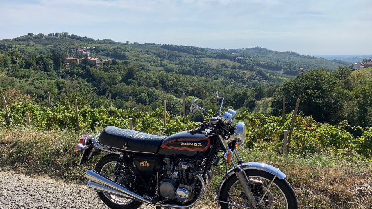 A Honda CB500 Four
