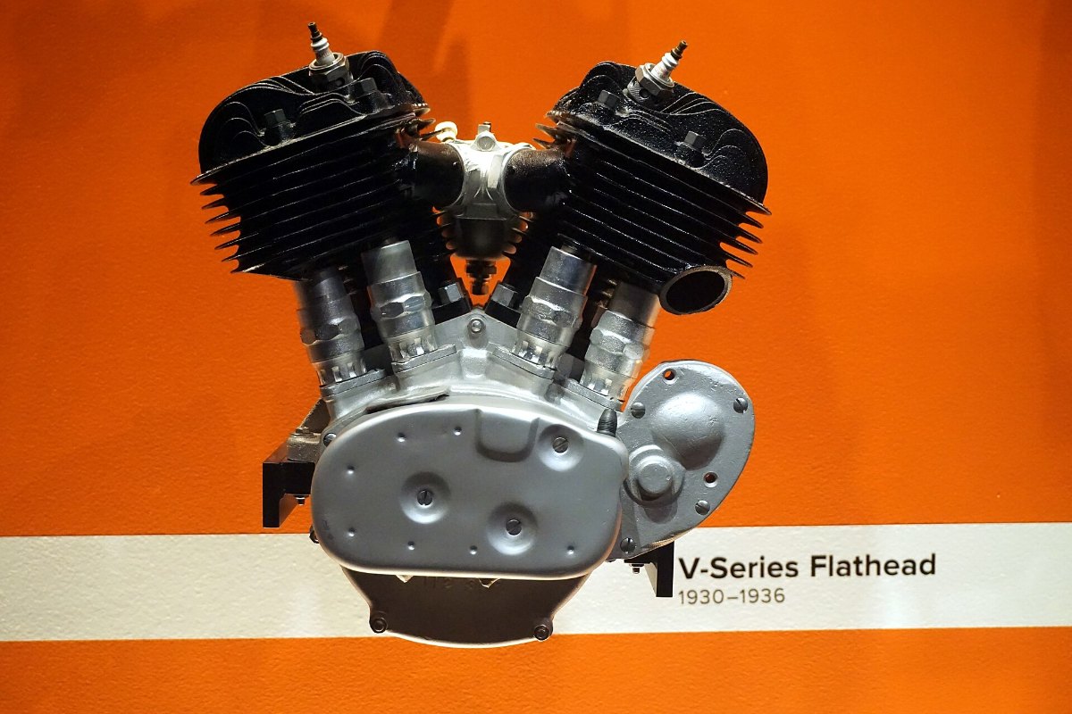 Harley-Davidson V-Series Flathead engine, Harley-Davidson Museum